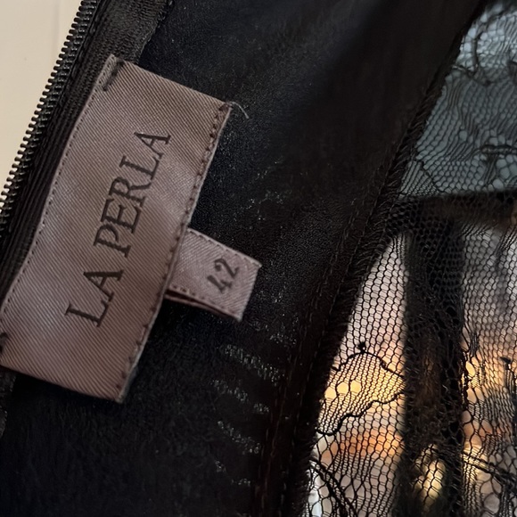 La Perla Black dress with lace and sequence - Picture 2 of 4